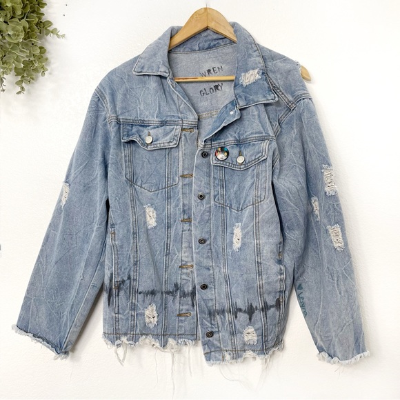 WREN + GLORY • With the Band Denim Jacket - Picture 4 of 10